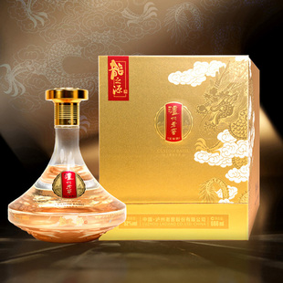 泸州老窖定制酒龙之源52度666ml浓香纯粮白酒礼盒摆柜宴请送礼