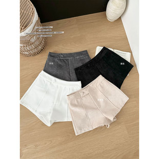 女秋冬小个子独特超好看裤 口碑版 显瘦气质休闲裤 短裤 子 型小a字版