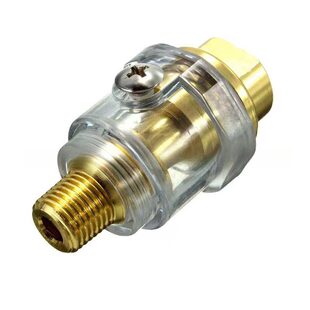 注油器1/4 气动工具自动注油器 自给油器 油阁 加油器插芯接头