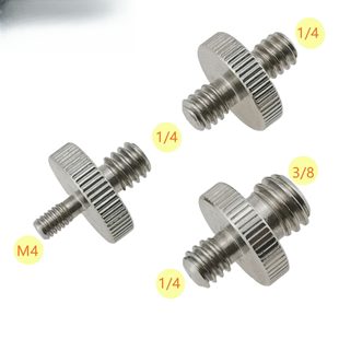 1/4双头转换螺丝3/8三脚架云台投影仪M4转接螺丝相机支架摄影器材