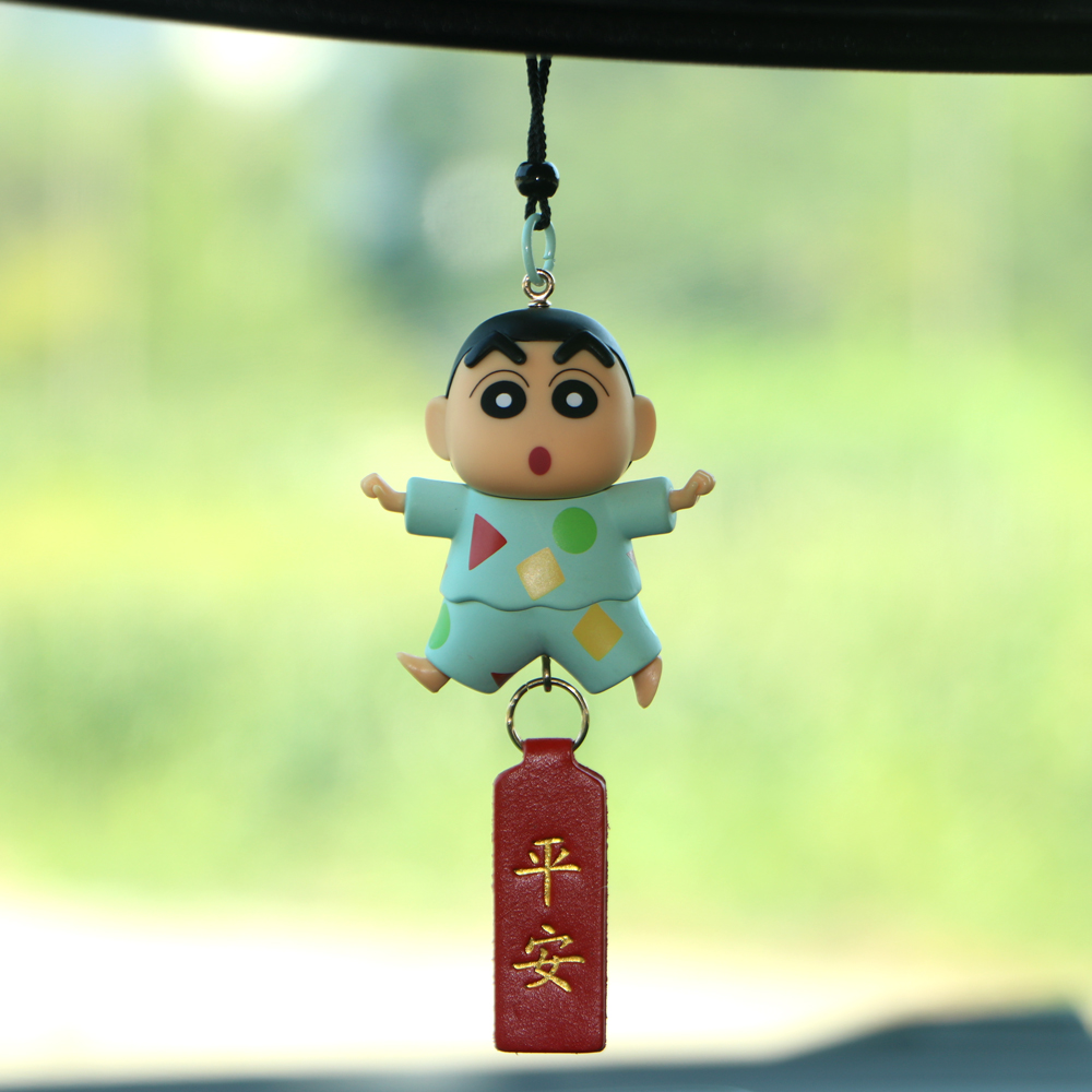 可爱蜡笔小新汽车挂件