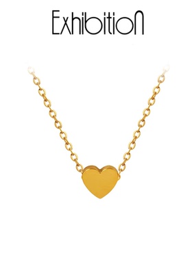 小桃心项链女轻奢小众设计高级