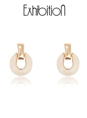 Exhibition/览物馆法式复古耳环女小众设计感高级感轻奢耳饰