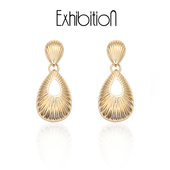EXHIBITION 览物馆 高级感耳坠冷淡风耳环韩国简约气质耳钉耳饰女