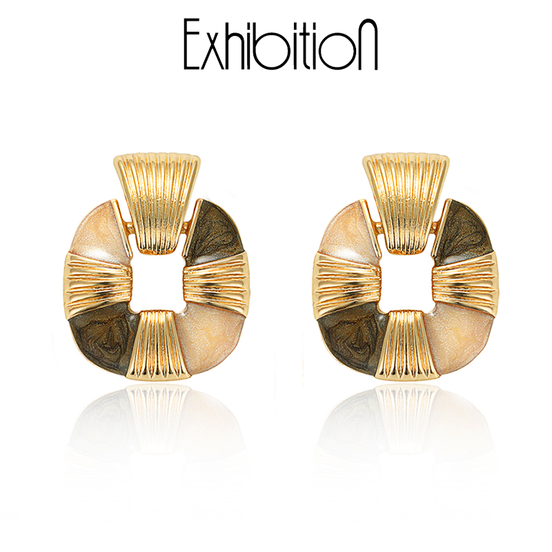 EXHIBITION览物馆欧美风女耳环