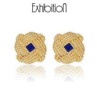 Exhibition/览物馆复古宫廷风耳钉欧美中古耳夹vintage耳环女