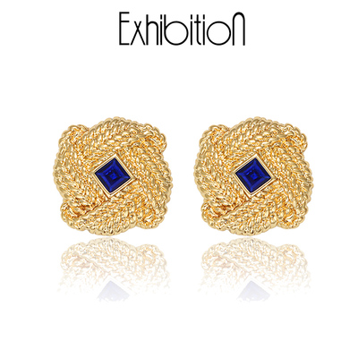 exhibition复古风耳饰