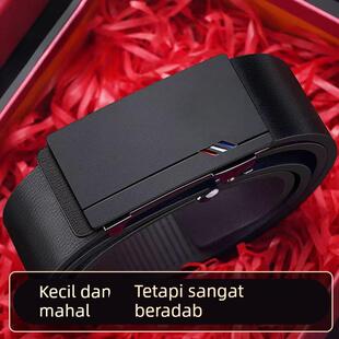 皮带真皮2025新款 时尚 内穿无牙自动扣男式 带男款 腰带休闲男裤 男士