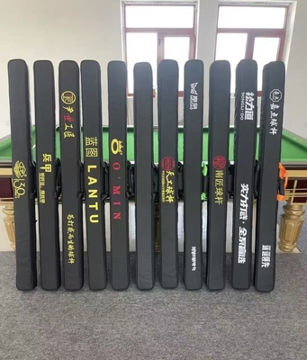 野豹松力道天工南匠台球杆盒外包通杆两槽三槽铝合金杆盒外包耐磨