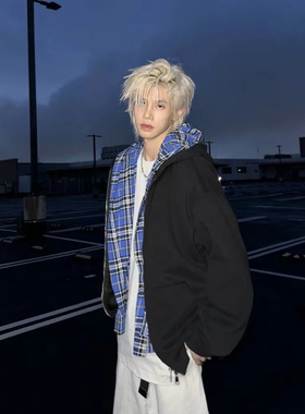 O'1WDC 「城市夹层」美式复古纯色帽衫