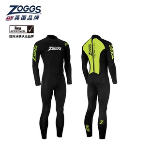 英国ZOGGS男女专业公开水域防寒铁人三项专业潜水服连体泳衣