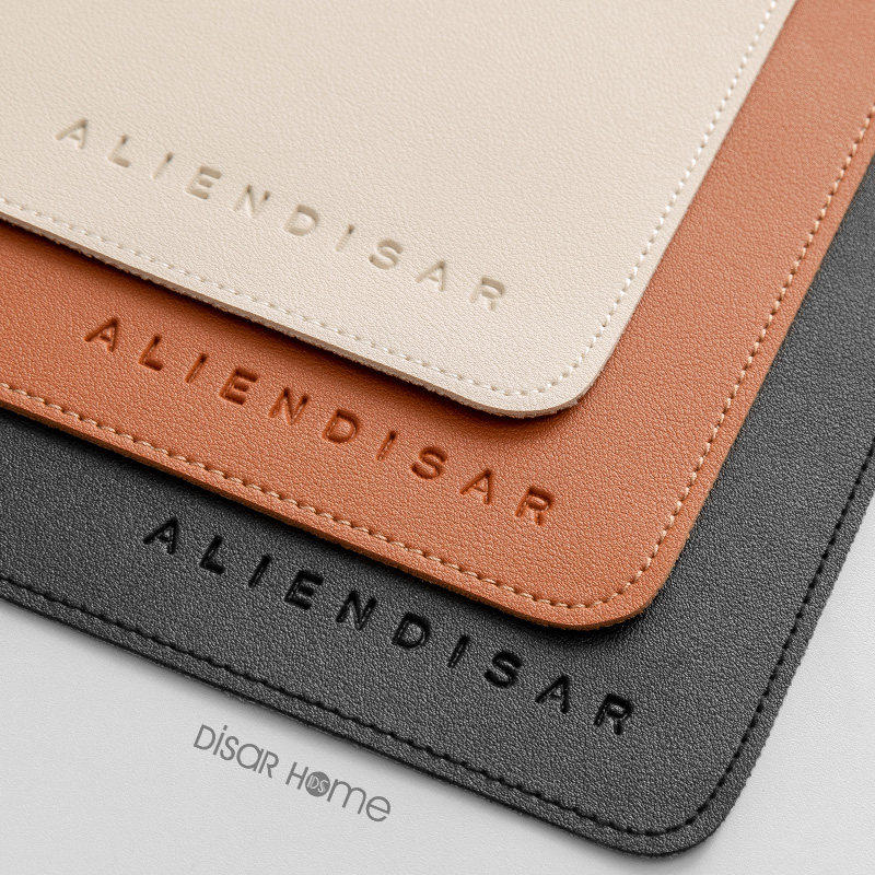 日本进口鼠标垫超大办公桌面笔记本电脑键盘皮革写字书桌垫大号简