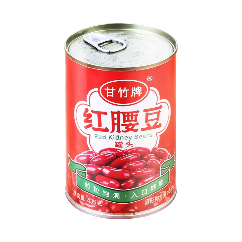 甘竹牌红腰豆罐头435g开罐即食沙拉炒饭蔬菜水果罐头