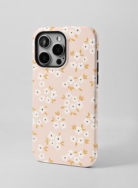 MOMO CASE原创设计小清新碎花手机壳适用16promax菲林二合一iphone15pro女神小众手机保护套