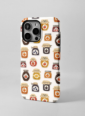 MOMO CASE创意水果罐头手机壳适用iphone15promax手机壳苹果16plus三星s25 VIVOX200磨砂小众可爱风保护套