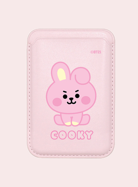 BT21防弹少年团磁吸卡套卡包适用苹果15华为小米插卡槽门禁卡直刷