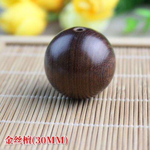 各种檀木散珠实木珠子大号25/30MM佛珠手串念珠手持珠配珠圆珠