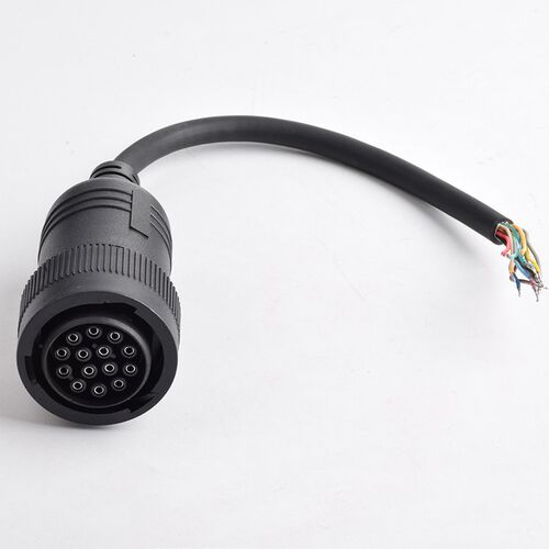 卡特挖土机转接头14pin 转16P 卡特9pin OBD2 卡特 CAT ET3连接线