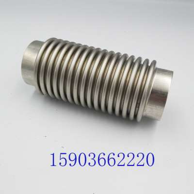 销法兰伸缩节不锈钢波纹管补偿器304拉杆金属蓬胀节四氟导流筒厂