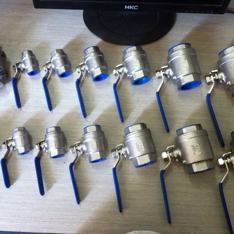 304不锈钢二片式两片式内螺纹球阀4分6分1寸2寸阀门DN20 25 32 40