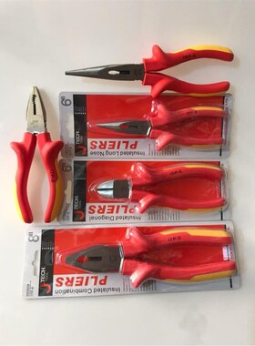 捷科绝缘尖嘴钳IRP-6 斜口IDP-6 剥线IWS-6 高压钢丝ITP-8 083008