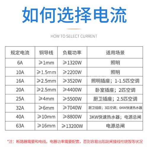 上海人民空气开关断路器DZ47C45 2P63A小型短路过载断电保护器