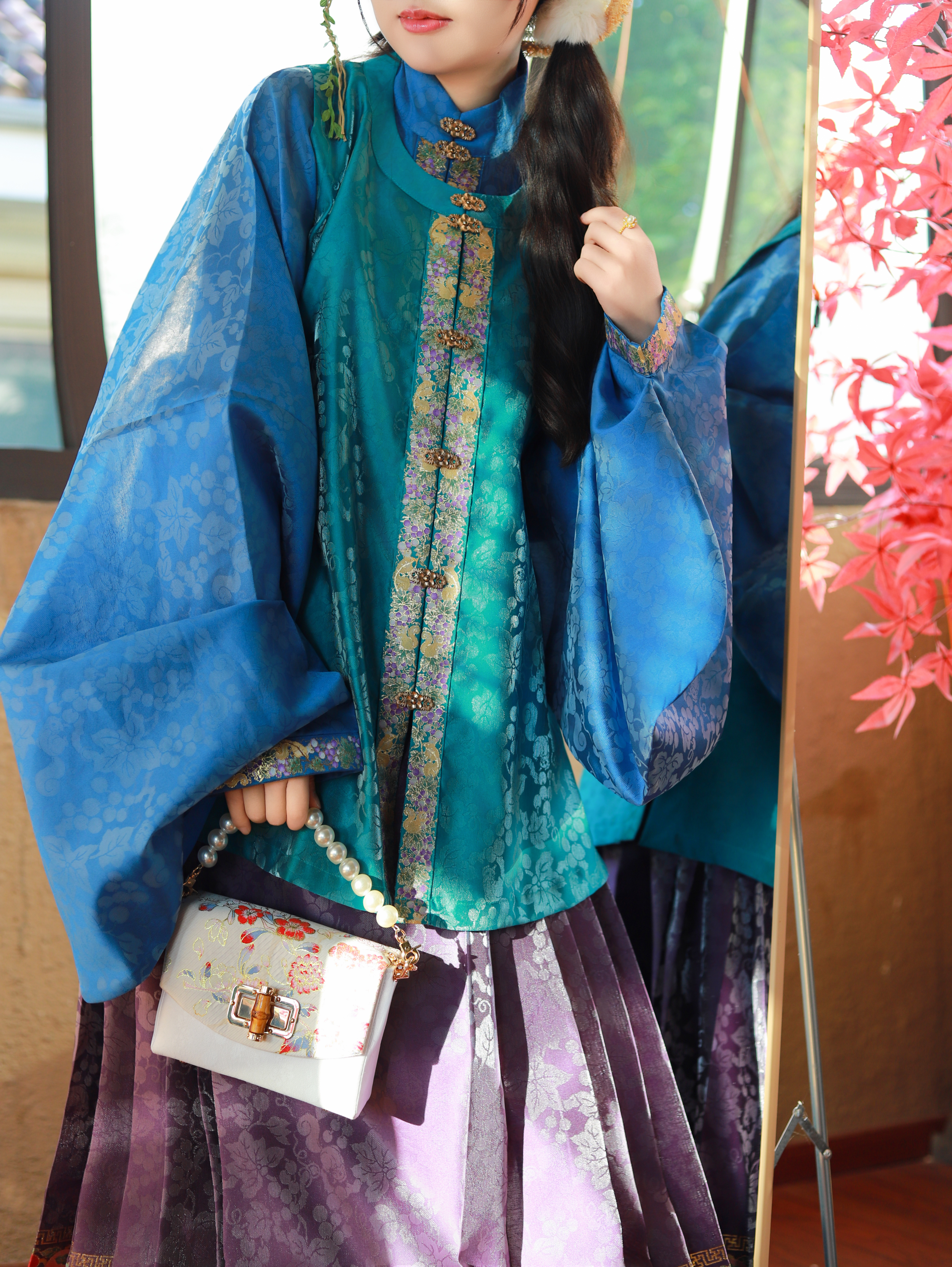 宴平汉服明制立领比甲马面裙