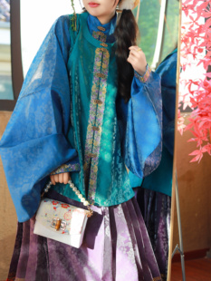 宴平汉服 明制【松鼠葡萄】圆领比甲&立领短衫&织金仿妆花马面裙