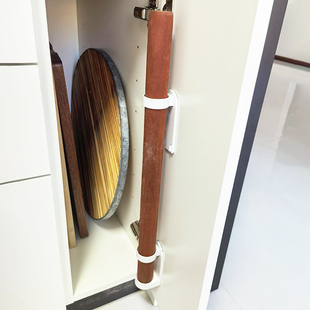 【厨房收纳神器】擀面杖收纳放置架子挂钩架固定器免打孔壁挂挂钩