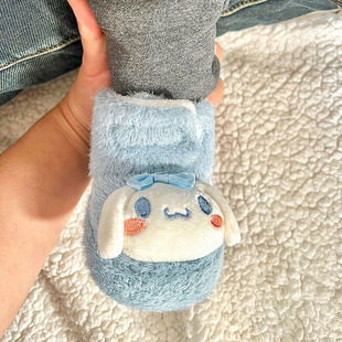 玉桂狗婴儿冬鞋6到12小月龄软底小宝宝鞋外穿保暖加厚学步鞋棉鞋