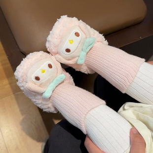 12个月宝宝外出防掉软底学步保暖 冬加绒加厚6 小月龄袜鞋 婴儿棉鞋