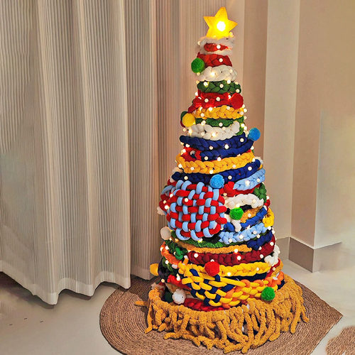 手搓了一棵童话里的圣诞树好可爱