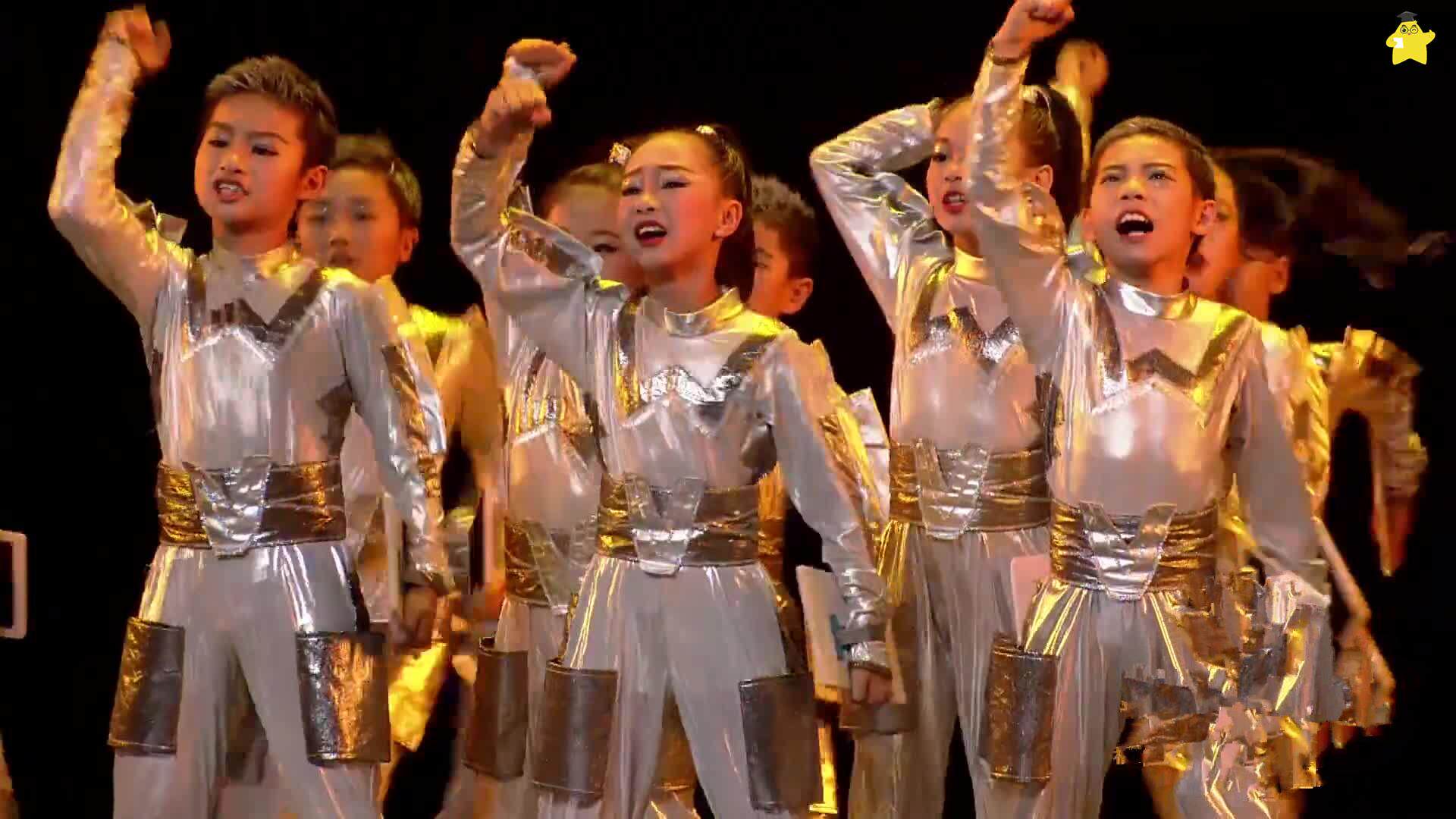 逐梦太表演服走秀科技服装空未来元旦感ai儿童科技演出服机器人