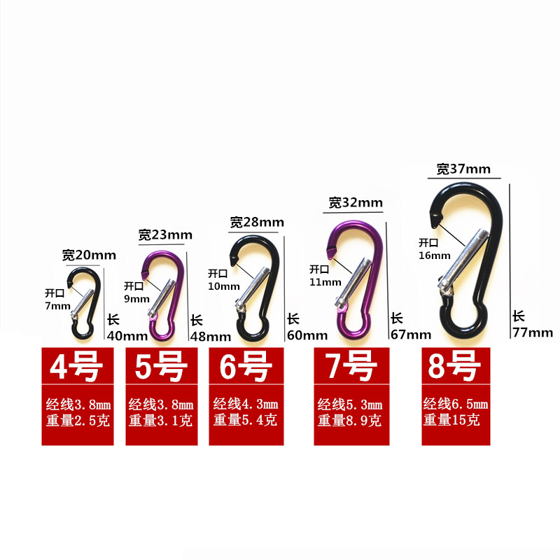 户外葫芦扣登山扣迷你小