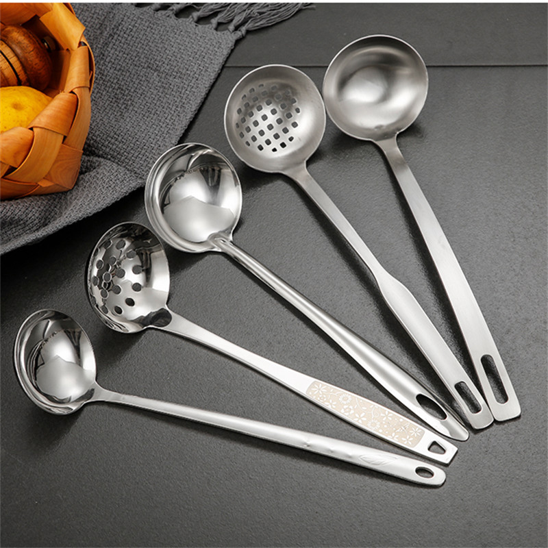 不锈钢加厚火锅勺子汤壳