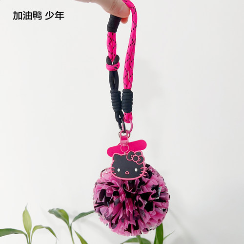 啦啦队挂饰小花球配饰专业比赛奖品包包配饰