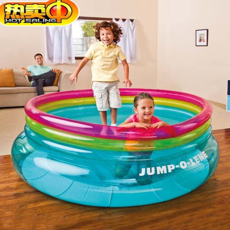 城堡室内小型h充气乐梯家用家庭宝宝玩具池儿童蹦蹦床网园滑红|ruв категории игрушка/коляска/головоломка/блоки/модель, развлечения/оборудование для обучения/крупных объектов, батут - от Buy2taobao.com для оказания профессиональной услуги покупки агента Taobao