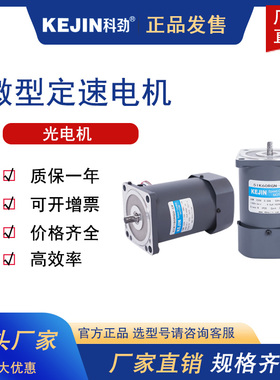 科劲15W40W60W90W120W140W交流220V微型电机齿轮减速定速变速马达