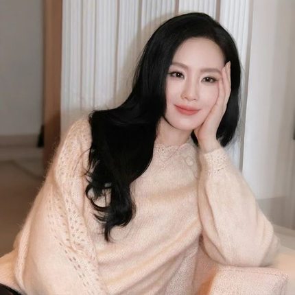 福利 买手店sez@ne 早秋粉色斜襟纽扣羊毛马海毛针织套头衫复古