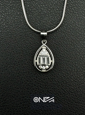 ONEPARTT方锆水滴项链