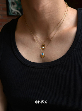 ONEPART恶魔之瞳锁骨链