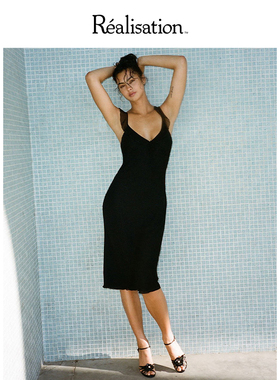 RealisationPar钟楚曦同款连衣裙真丝中长裙 The Gemma