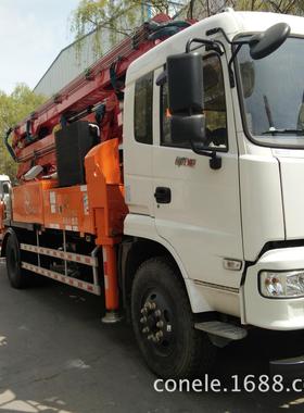 泵车，磅车，28米混凝土泵车，青岛科尼乐国五排放，小型臂架泵车