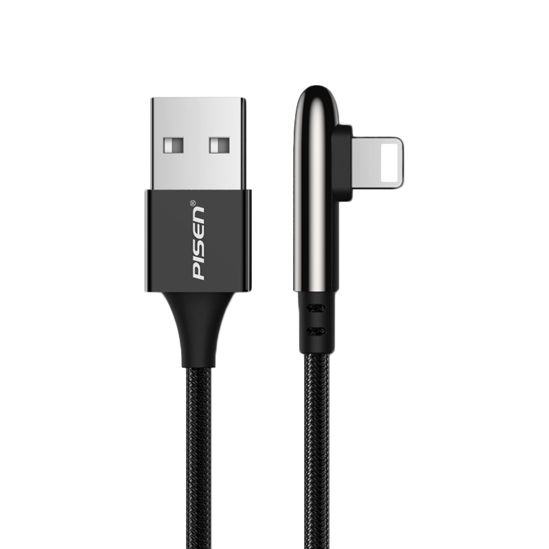品胜适用苹果14数据线iPhone13充电线6S器12手机8Plus快充XR加长11冲电X平板ipad弯头7P游戏xsm