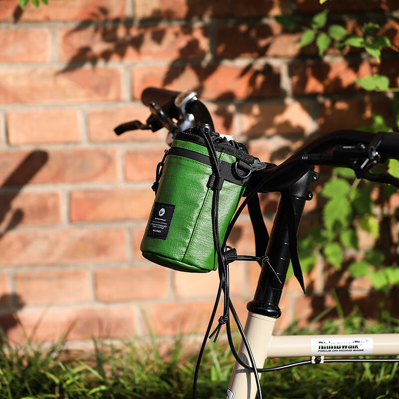 犀牛自行车包车头包车把挂包圆筒防水大行小布水壶包骑行装备收纳