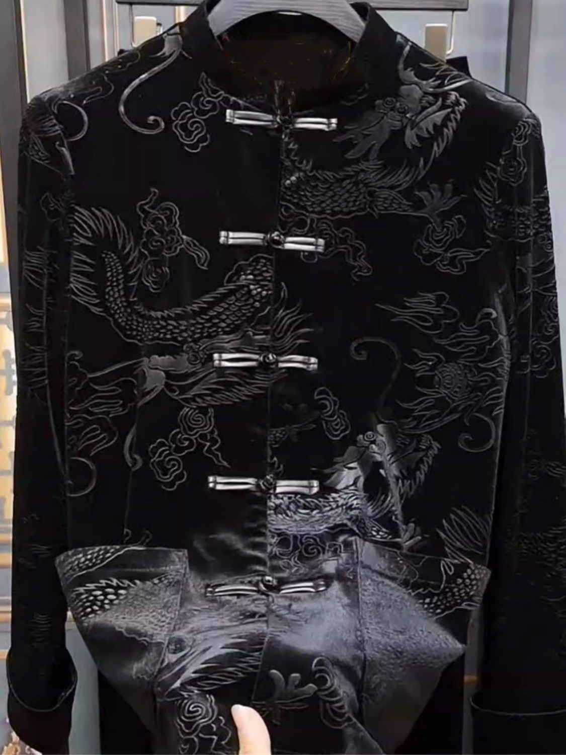 秋冬季新款时尚潮流休闲唐装两件套男士高端复古中国风新中式套装,男装,时尚套装,淘宝优惠券,粉丝福利购,淘宝优惠卷