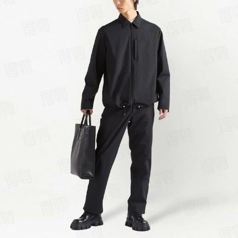 男式干部衣秋冬新款翻领防风外套