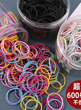 儿童宝宝皮筋不伤发小号婴儿扎小啾啾拇指发圈女童头绳高弹力发饰