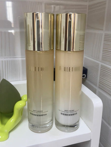 福瑞达颐莲御龄紧致臻享水乳抗皱紧精华水精华乳两件套