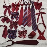 jk领结女日系学院风红色领结衬衫配饰学士服羽根蝴蝶结水手服